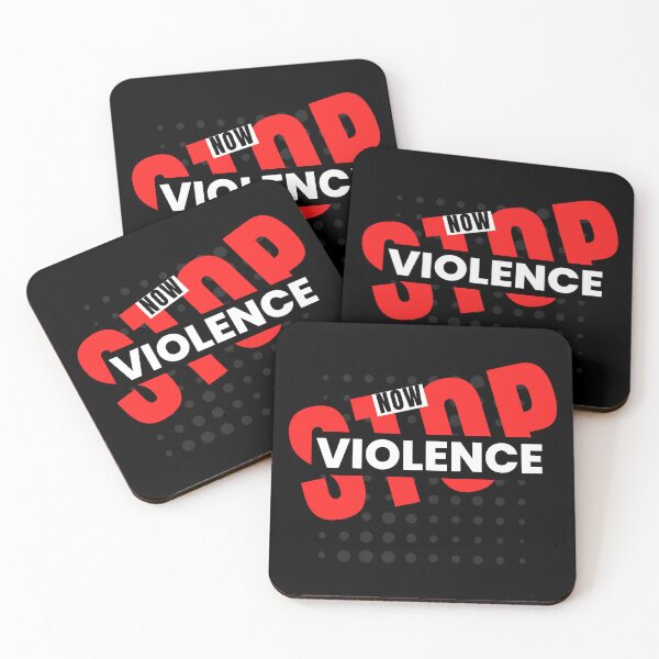 Item preview, Stop Violence Now Motivational Design designed and sold by DigitalMagShop.