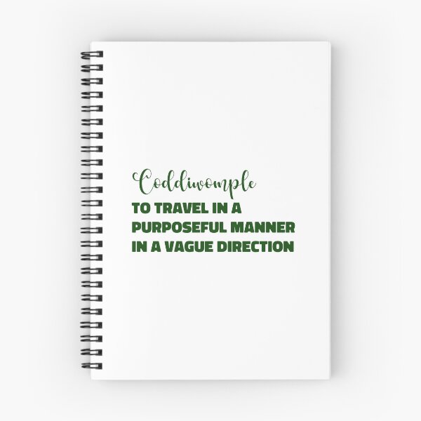 Item preview, Coddiwomple - to travel in a purposeful manner in a vague direction designed and sold by EmeraldeaArt.