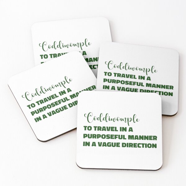 Item preview, Coddiwomple - to travel in a purposeful manner in a vague direction designed and sold by EmeraldeaArt.