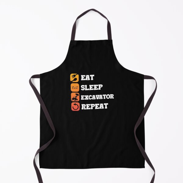 Item preview, Eat Sleep Repeat Excavator Operator Backhoe designed and sold by Pubi.
