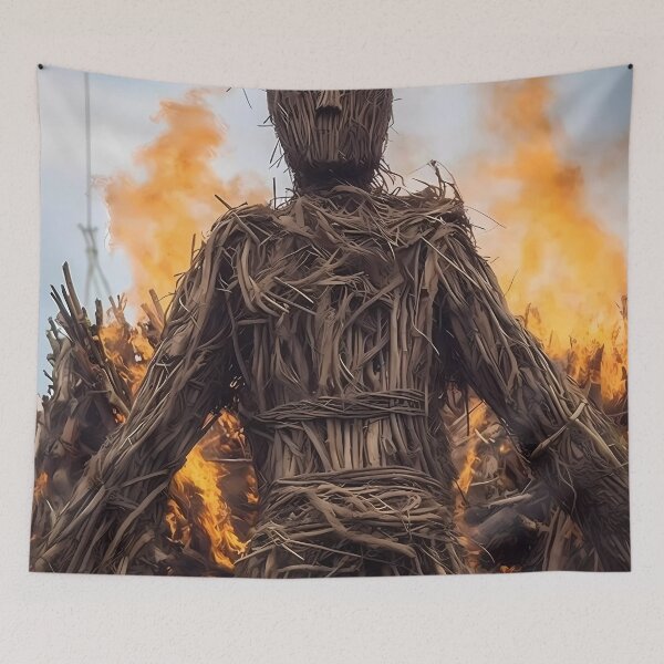 Item preview, The Burning Effigy: A Wicker Man Tribute designed and sold by landletsy.