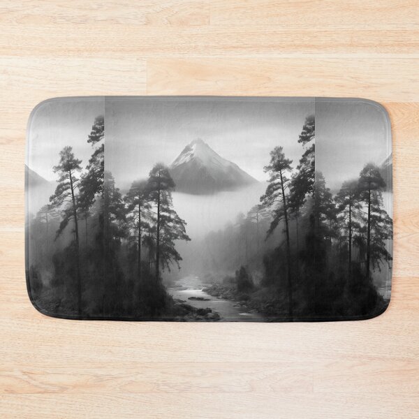 Item preview, Volcano, Mountains, Trees, Fog, Indonesia, Nature, Landscape designed and sold by Brewyart Creative Design.