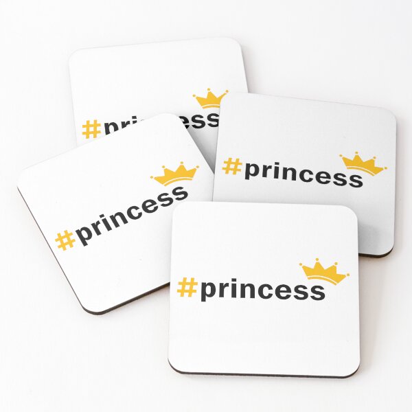 Item preview, Simple Notice #princess. Hashtag and Princess Crown Icon. designed and sold by origoo.