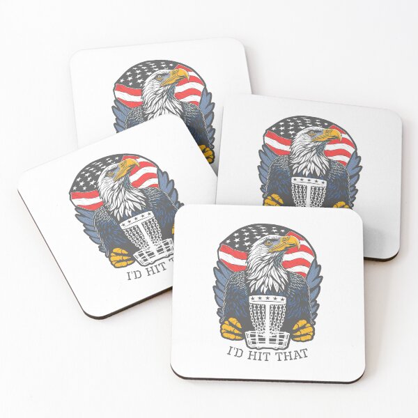 Item preview, I'd Hit That Disc Golf Patriotic 4th Of July USA Flag Eagle designed and sold by GrandeDuc.