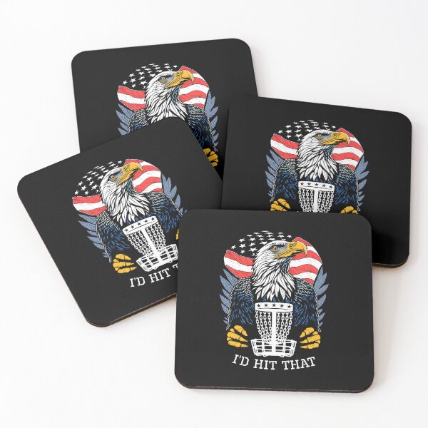 Item preview, I'd Hit That Disc Golf Patriotic 4th Of July USA Flag Eagle designed and sold by GrandeDuc.