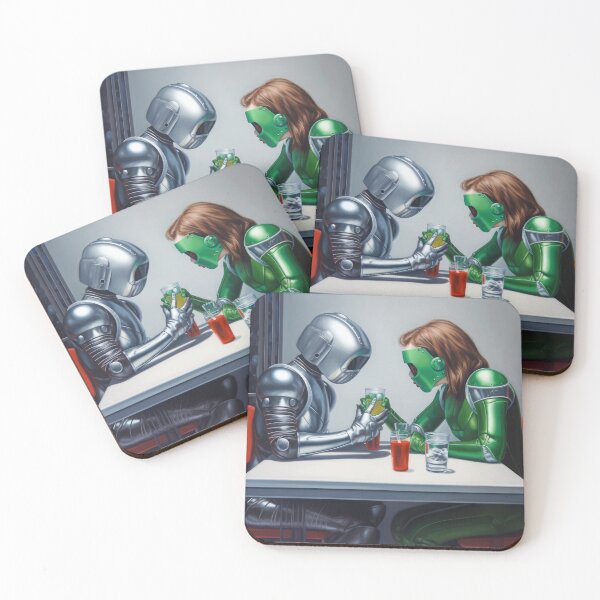 Item preview, Robots in the cafe series  designed and sold by VISIONARTIST.