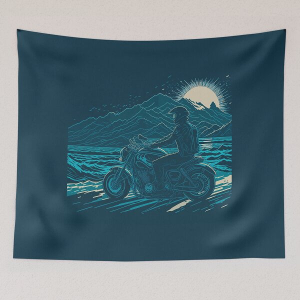 Item preview, chase the sun conquer the mountains designed and sold by Art Store Stickers.