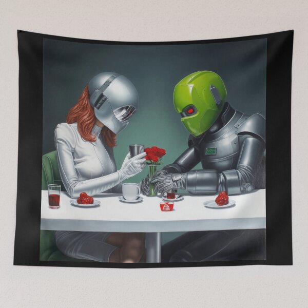 Item preview, Robots in the cafe series designed and sold by VISIONARTIST.