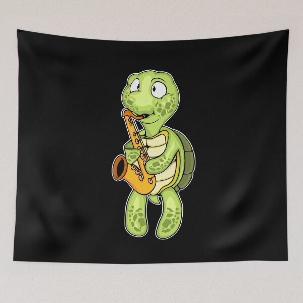 Item preview, Saxophone Player Kids Jazz Music Sea Turtle Saxophone designed and sold by DSWShirts.