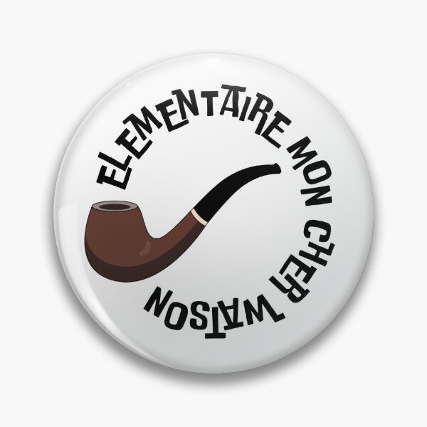 Item preview, sherlock designed and sold by ZePunchlineShop.