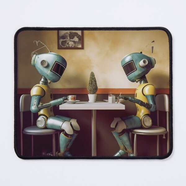 Item preview, Robots in the cafe series designed and sold by VISIONARTIST.