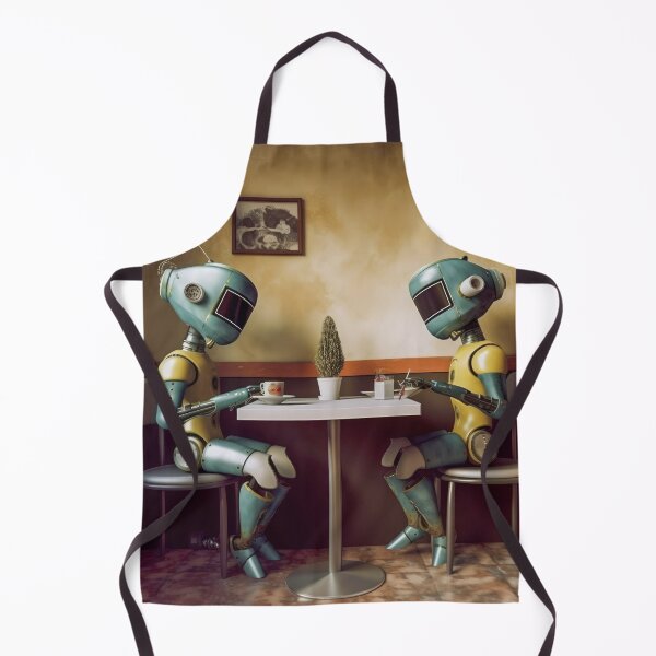 Item preview, Robots in the cafe series designed and sold by VISIONARTIST.