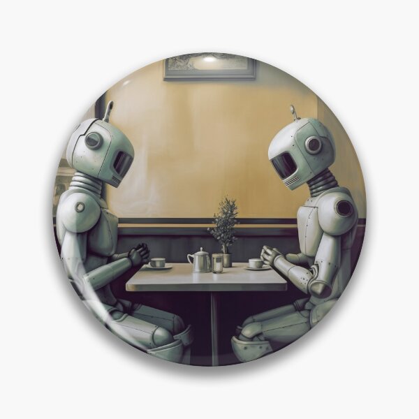 Item preview, Robots in the cafe series  designed and sold by VISIONARTIST.