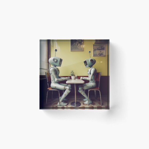 Item preview, Robots in the cafe series  designed and sold by VISIONARTIST.