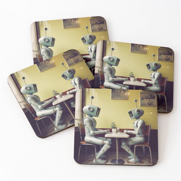 Item preview, Robots in the cafe series  designed and sold by VISIONARTIST.