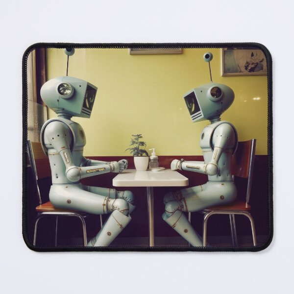 Item preview, Robots in the cafe series designed and sold by VISIONARTIST.