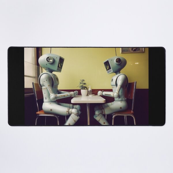 Item preview, Robots in the cafe series designed and sold by VISIONARTIST.