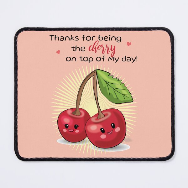 Item preview, Love letter with cherries - Cute kawaii cherries designed and sold by HajnalkArt.