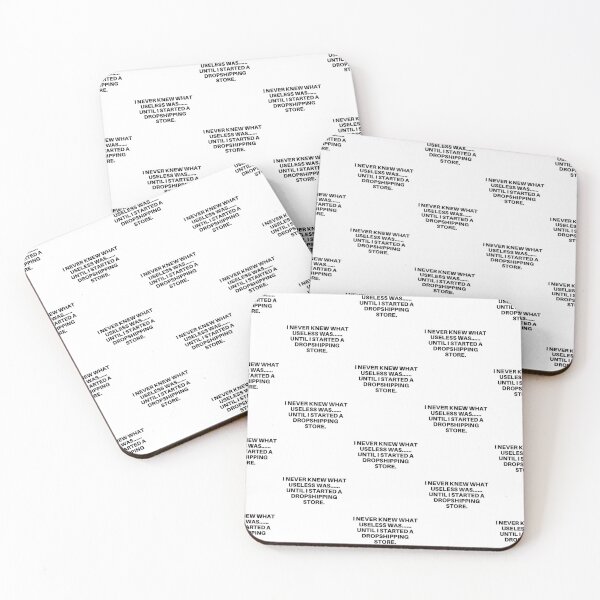 Item preview, I Never Knew What Useless Was Until I Started a Dropshipping Store designed and sold by mkzmerch.