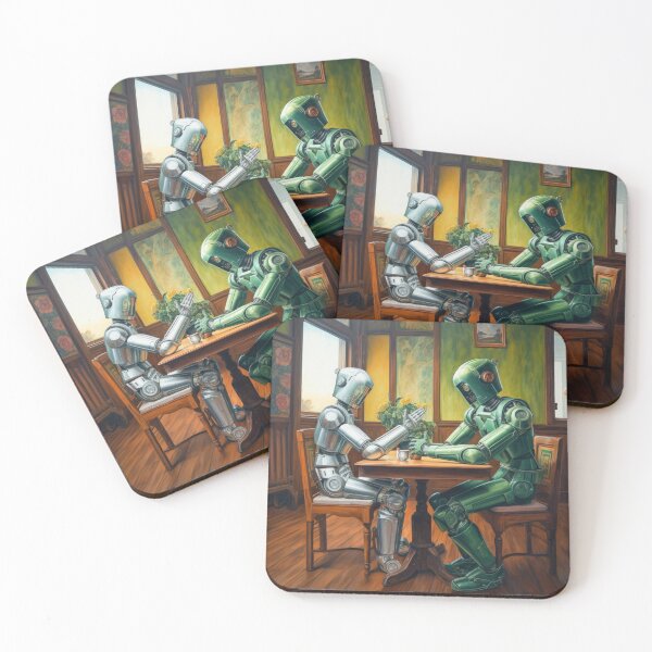 Item preview, Robots in the cafe series  designed and sold by VISIONARTIST.