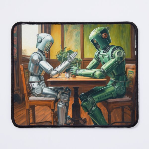 Item preview, Robots in the cafe series designed and sold by VISIONARTIST.