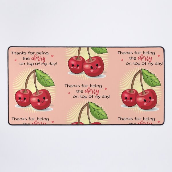 Item preview, Love letter with cherries - Cute kawaii cherries designed and sold by HajnalkArt.