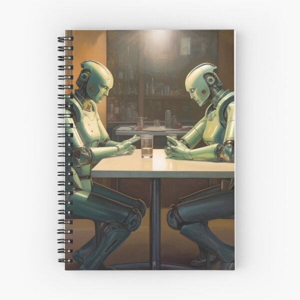 Item preview, Robots in the cafe series  designed and sold by VISIONARTIST.