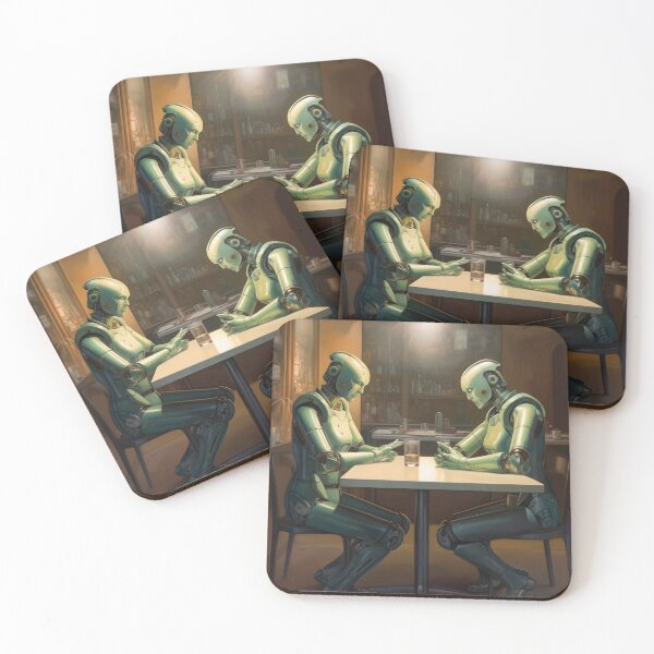 Item preview, Robots in the cafe series  designed and sold by VISIONARTIST.
