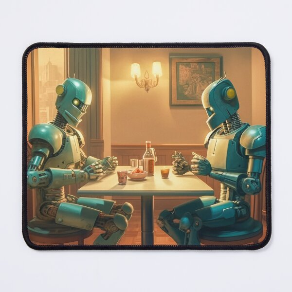 Item preview, Robots in the cafe series designed and sold by VISIONARTIST.