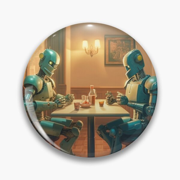 Item preview, Robots in the cafe series  designed and sold by VISIONARTIST.