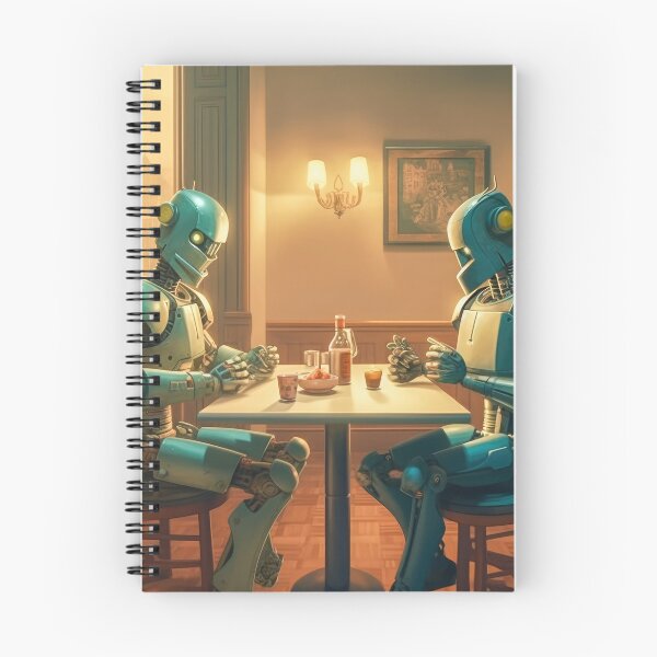 Item preview, Robots in the cafe series  designed and sold by VISIONARTIST.