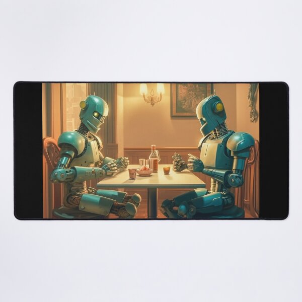 Item preview, Robots in the cafe series designed and sold by VISIONARTIST.