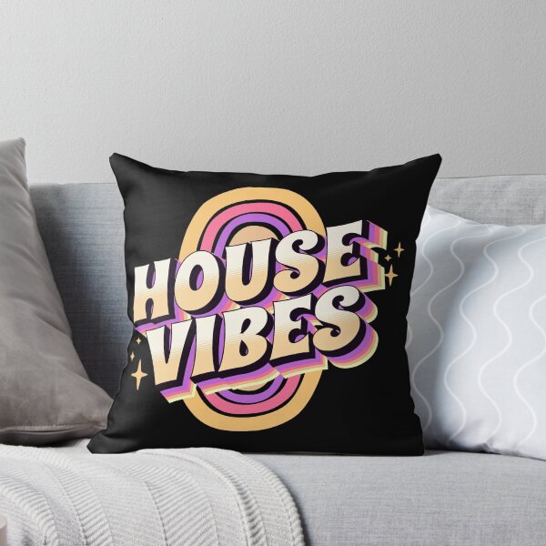 Item preview, HOUSE MUSIC - House vibes (gold/purple/pink) designed and sold by Discothreadz.