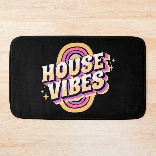 Item preview, HOUSE MUSIC - House vibes (gold/purple/pink) designed and sold by Discothreadz.