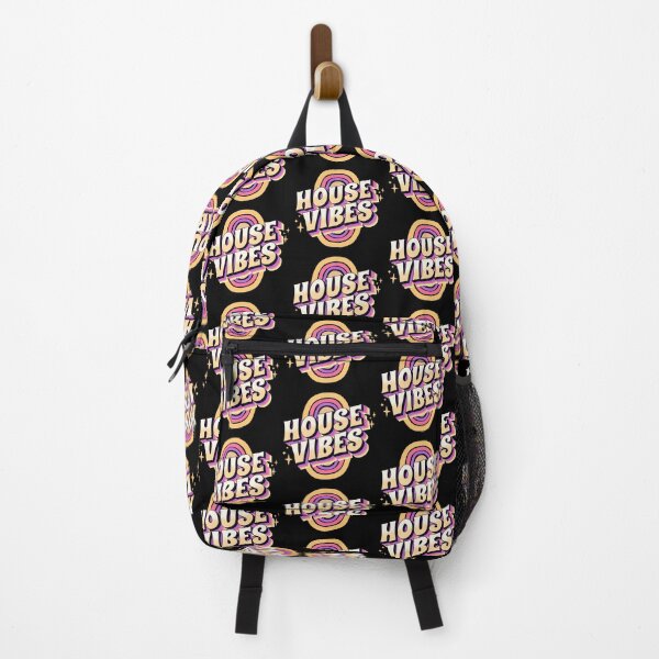 Item preview, HOUSE MUSIC - House vibes (gold/purple/pink) designed and sold by Discothreadz.