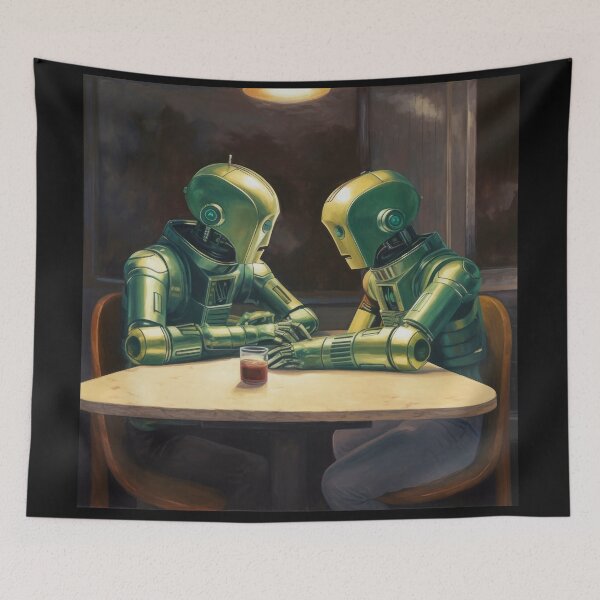 Item preview, Robots in the cafe series designed and sold by VISIONARTIST.