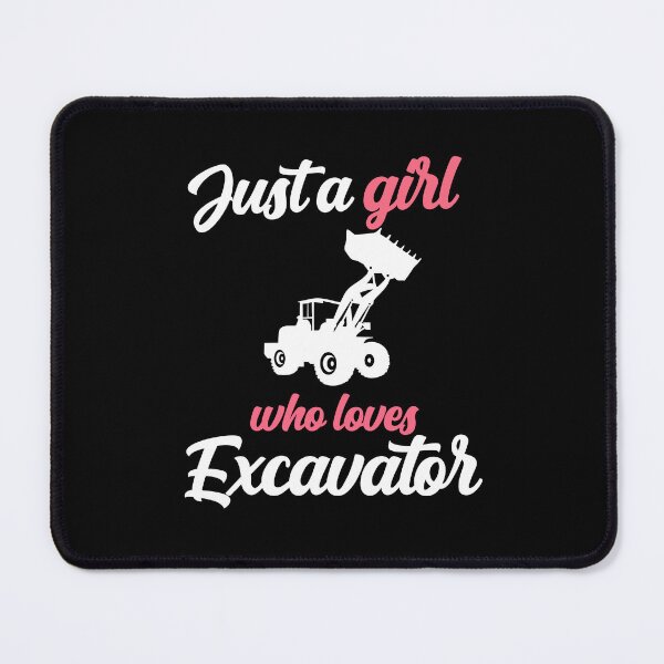 Item preview, Just A Girl Excavator Backhoe Building Excavator designed and sold by Pubi.