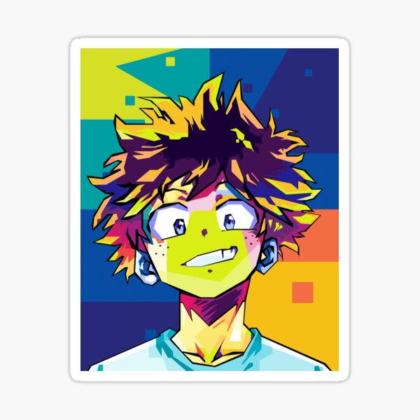 My Hero Academia Deku Sticker For Sale By Ndesignstore Redbubble 