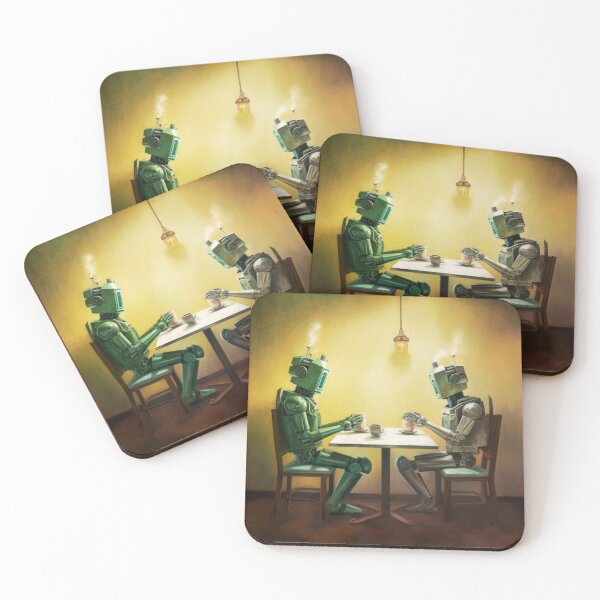 Item preview, Robots in the cafe series  designed and sold by VISIONARTIST.