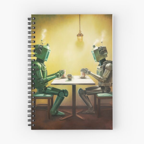 Item preview, Robots in the cafe series  designed and sold by VISIONARTIST.