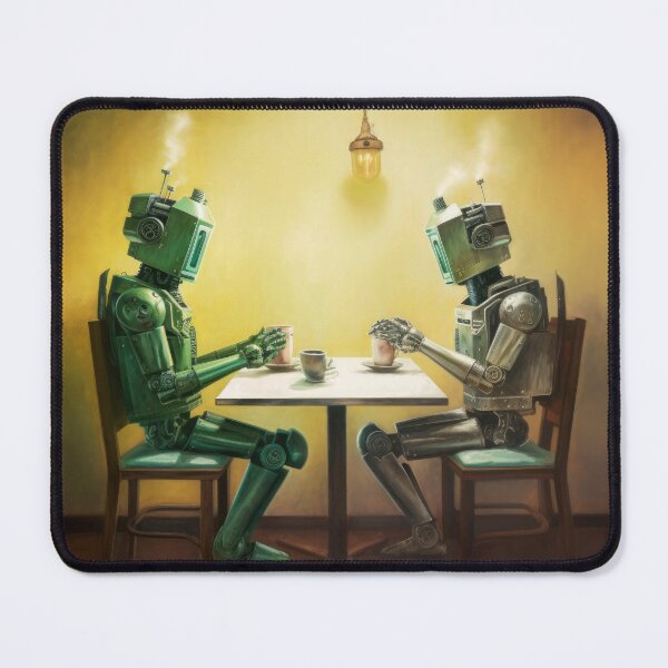 Item preview, Robots in the cafe series designed and sold by VISIONARTIST.