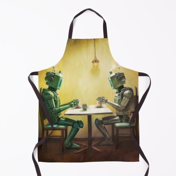 Item preview, Robots in the cafe series designed and sold by VISIONARTIST.