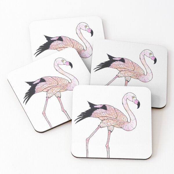 Aperçu de l'œuvre Flamant Rose créée et vendue par VonRavenDesign.