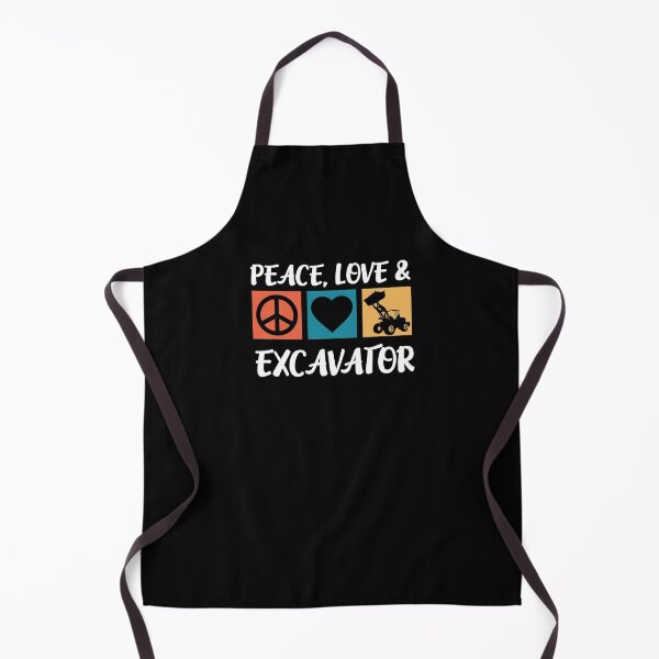 Item preview, Peace Love Excavator Backhoe Building Excavator designed and sold by Pubi.
