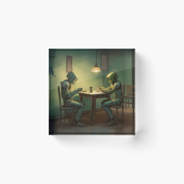 Item preview, Robots in the cafe series  designed and sold by VISIONARTIST.