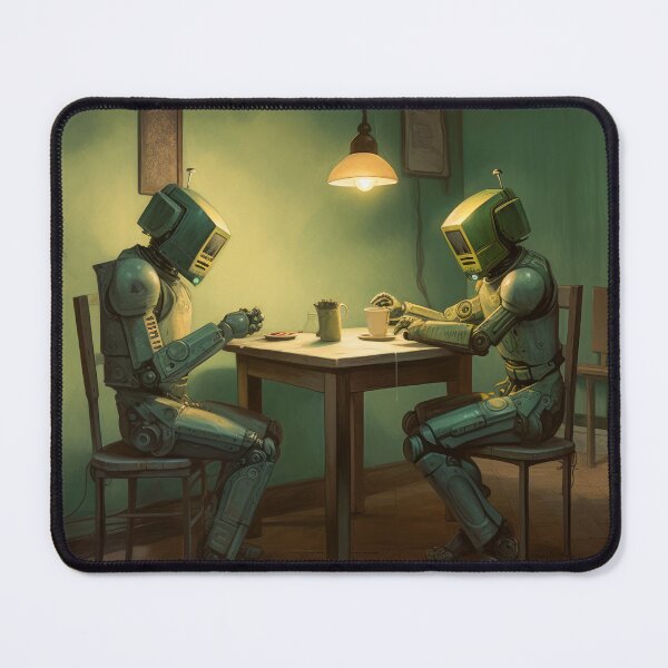 Item preview, Robots in the cafe series designed and sold by VISIONARTIST.