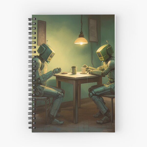 Item preview, Robots in the cafe series  designed and sold by VISIONARTIST.