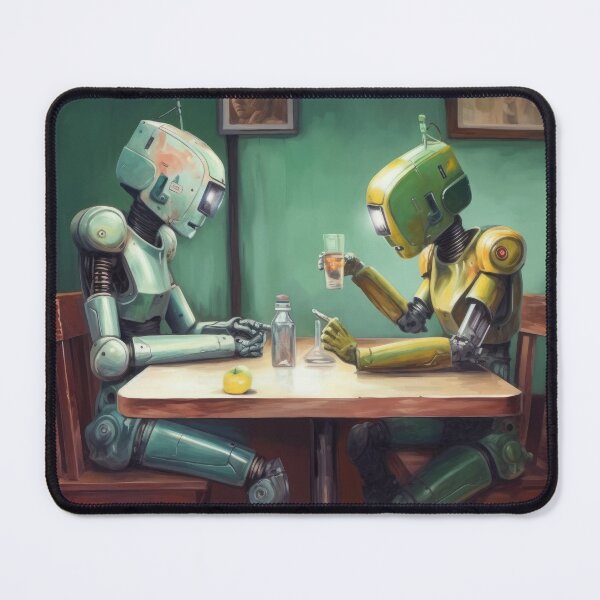 Item preview, Robots in the cafe series designed and sold by VISIONARTIST.