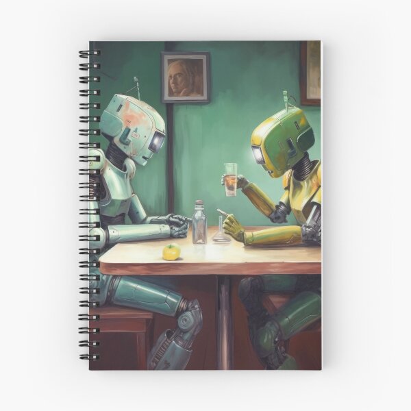 Item preview, Robots in the cafe series  designed and sold by VISIONARTIST.
