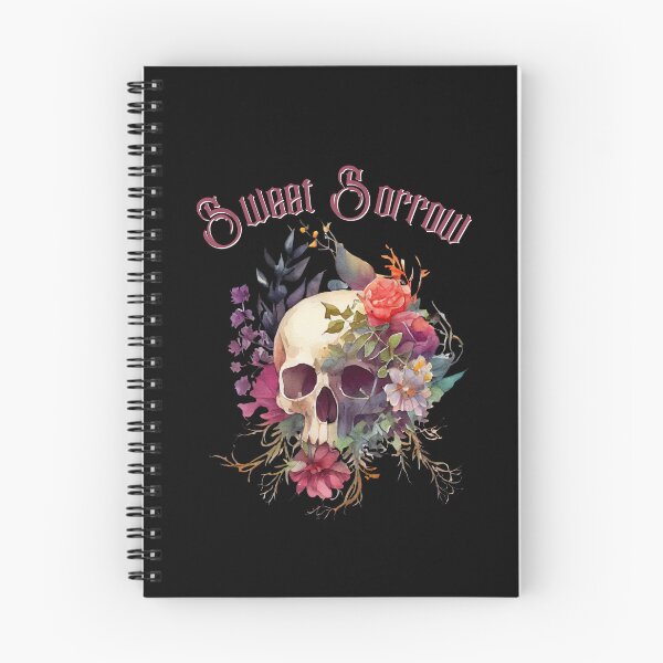 Item preview, "Sweet Sorrow" Skull and Flowers designed and sold by Hello-Parsnip.